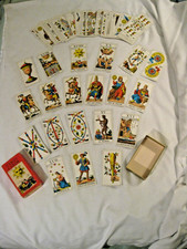 Vintage 1JJ Swiss Tarot Deck AG Muller Complete 78 Cards Box no instructions picture