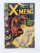 X-Men #18 Marvel 1966 Magneto Iceman Jack Kirby Silver Age Original 12 Cent picture