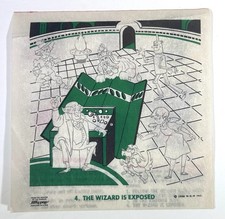 VTG 1968 Jiffy Pop Popcorn Wizard Of Oz Transfer #4 • The Wizard Is Exposed picture