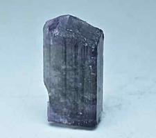 Fluorescent Terminated Purple Scapolite Crystal With Epidote Inclusion 23 Carat picture