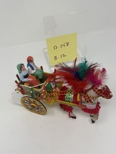Vintage Sicilian Horse and Cart Folk Art Souvenir picture