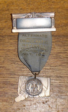 Whitehead & Hoag 1940 Democratic National Convention Medal Chicago Alternate picture