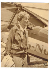 VINTAGE ORIGINAL 1930s AMELIA EARHART 7x9.5