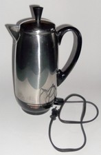Vintage Farberware Superfast 12 Cup Coffee Percolator Pot Model 142 Works picture