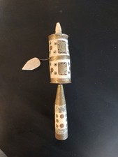 Antiques or Vintage Tibetan Buddhist Bone & Copper Handcrafted Prayer Wheel picture