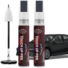 2PCS Midnight Black Metallic (218) Touch Up Paint Pen Compatible with Toyota - E picture