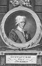 Gustav III King of Sweden from 1771 1792 Historic Old Photo 2 picture