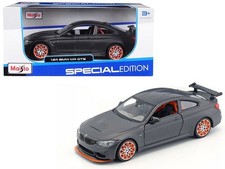 Maisto BMW M4 GTS 1:24 Diecast Model Car Gray Orange Special Edition 31246 picture
