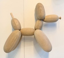 Boyhood Ballon d’Og Large Oak Wooden Balloon Dog Sculpture Jakob Burgsø DOG ONLY picture