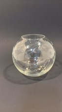 Vintage Etched Glass Vase picture