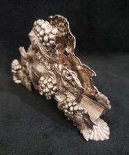 Vintage Topazio Casquinha Portugal Silver Plate Grapevine Napkin Letter Holder picture