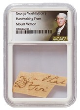 George Washington Handwriting