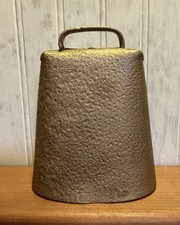 Antique Forged Metal Cow Bell Livestock Farm Bell Rustic Primitive 6