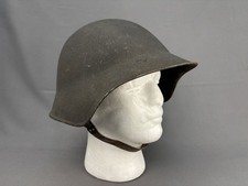WW2 Swiss M18/43 Model Helmet With Leather Liner and Chinstrap picture