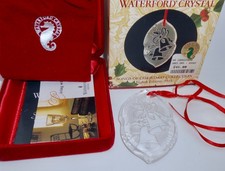 2003 Waterford SILVER BELLS Crystal Ornament 8th Edition Songs of Christmas H70 picture