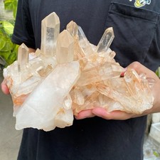 5.6lb Natural Clear White Crystal Quartz Cluster Rough Healing Specimen picture