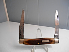 VINTAGE SCHRADE USA 77OT OLD TIMER IMPROVED MUSKRA POCKET KNIFE picture