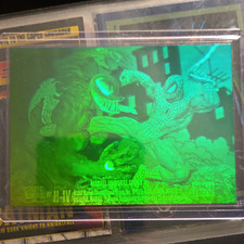 SkyBox 1993 Marvel Universe Hologram Venom vs Spider-Man Card #11-IV picture
