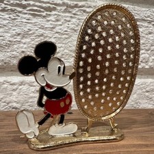 Vintage Mickey Mouse - Metal Earring Holder - Walt Disney Productions - NOS picture
