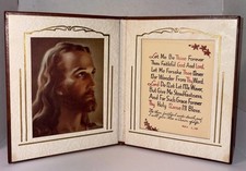 Vtg Religious Jesus Verse Plaque Rev. 2:10 picture