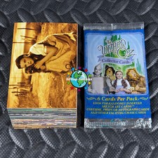 THE WIZARD OF OZ 72-CARD MOVIE BASE SET +WRAPPER BREYGENT 2006 SERIES 1 picture