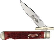 Robeson Swing Guard Lockback Red Jigged Folding Stainless Pocket Knife 612872 picture