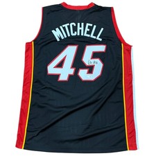 Davion Mitchell Autographed Miami (Black #45) Custom Jersey - JSA picture