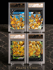 Pikachu V-UNION 2023 Pokémon set , Graded 10/ Pristine. 109/110/111/112. picture