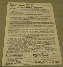 1972 Dr John Signed Contract Mac Rebennack Autograph Aragon Ballroom Chicago wow picture