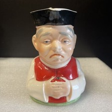 Vintage 1937 Toby Mug Made in Czechoslovakia Creamer Pitcher 5