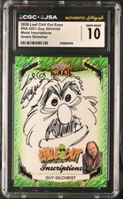 🌟 - 2026 Leaf Metal Inscriptions GUY GILCHRIST GREEN AUTO /8 - CGC Gem Mint 10 picture
