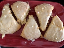 Orange Scones with Vanilla Orange Glaze * Made with Organic Ingredients picture