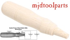Hickory Socket Firmer Chisel Handle - Amish Turned - Style CHA - mjdtoolparts picture