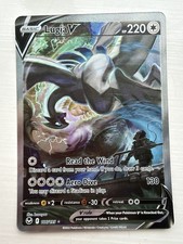 Pokémon TCG Lugia V Alt Full Art Holo Ultra Rare Silver Tempest 186/195 picture