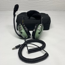 Vintage BN David Clark 40301G-03 Railroad Engineer Headset Mic Untested picture