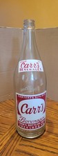 VINTAGE CARR'S 32 FL.OZ. SODA BOTTLE FREELAND PA. picture