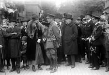Gathering of Military leaders and dignitaries ca 1914-1917 Old Photo picture