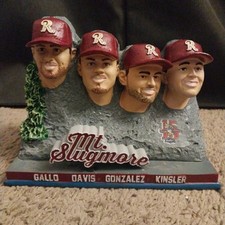Frisco Rough Riders Mt Slugmore Bobblehead Baseball Gallo Davis Gonzalez Kinsler picture