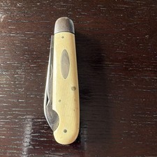 Robeson Vintage 2-Blade Slipjoint Pocketknife  Bone Handle Carbon Steel picture