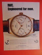 2011 IWC SCHAFFHAUSEN Watch~magazine print ad picture