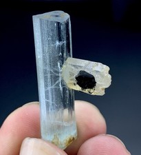 30 Cts Natural Aquamarine Crystal from Pakistan Rare Quality 20x38x19 mm. picture