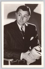 Real Photo Postcard RPPC Robert Young American Film Actor c1950s picture
