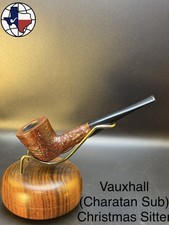Vintage Vauxhall (Charatans Sub) Christmas Sitter Tobacco Pipe picture