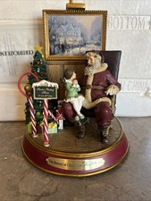 2004 Thomas Kinkade Santa Claus Figurine Beauty of Christmas # 88730 W/Coa picture