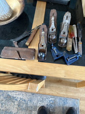Job Lot of vintage Carpentry Tools Planes picture