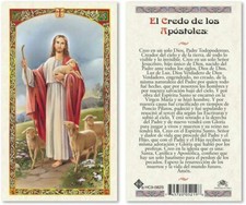 El Credo de Los Apostoles Laminated Prayer Cards - Pack of 25 in Spanish Espanol picture
