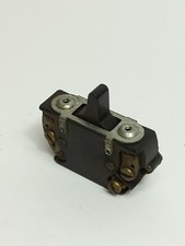 VINTAGE A-H&H BLACK BAKELITE 3-WAY SWITCH 5A/250V 10A/125V (NOS) picture