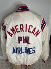 Vintage 1970’s AMERICAN AIRLINES Philadelphia PHL Employee CREW Jacket XL Lynne picture