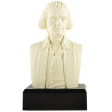 JFSM Inc Thomas Jefferson Bust Collectible Great Americans Memorabilia, Cream picture