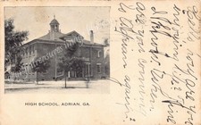 GA~GEORGIA~ADRIAN~ADRIAN HIGH SCHOOL~C.1908 MAILED TO T.E. COX ATLANTA picture